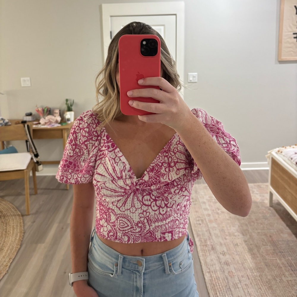 anthropologie wrap top!